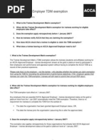ACCA Approved Employer PER Form | PDF | Accounting | Accountant