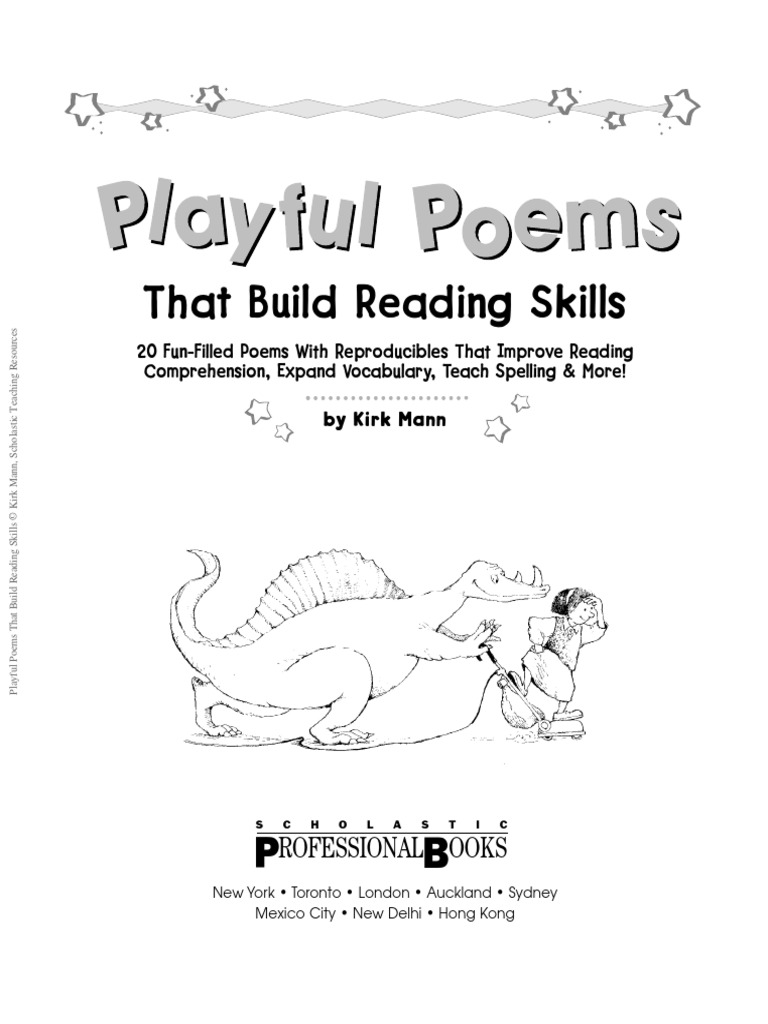 Playful Poems That Build Reading Skills Pdf Reading Comprehension
