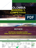 Colombia Moderna y Competitiva