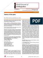 Tumors of The Spine