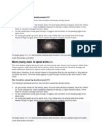 More Young Stars in Spiral Arms: Irregular Galaxy