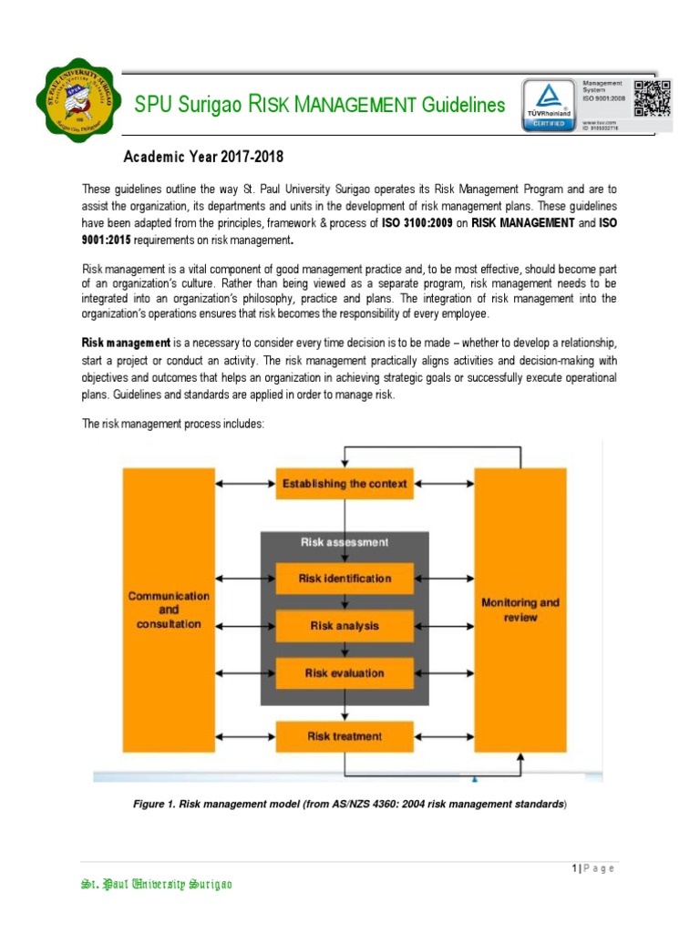 University Risk Management Guide | PDF | Risk | Risk Management