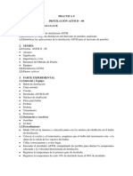 ASTM D-86 destilación de gasolina y jet fuel