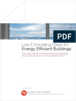 GLASS For EUROPE Low-E Insulating Glass For Energy Efficient Buildings