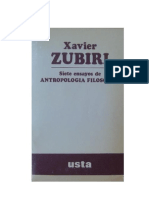Zubiri, Xavier - Siete ensayos de antropología filosófica.pdf