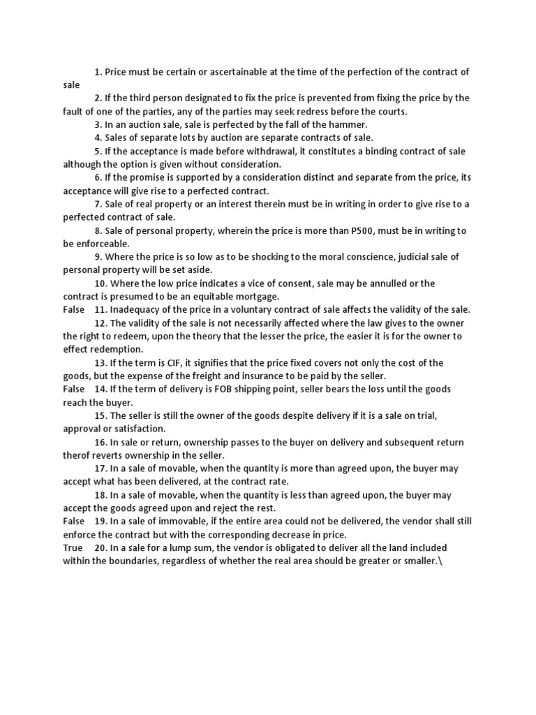 Law Exam Paper PDF Foreclosure Offer And Acceptance