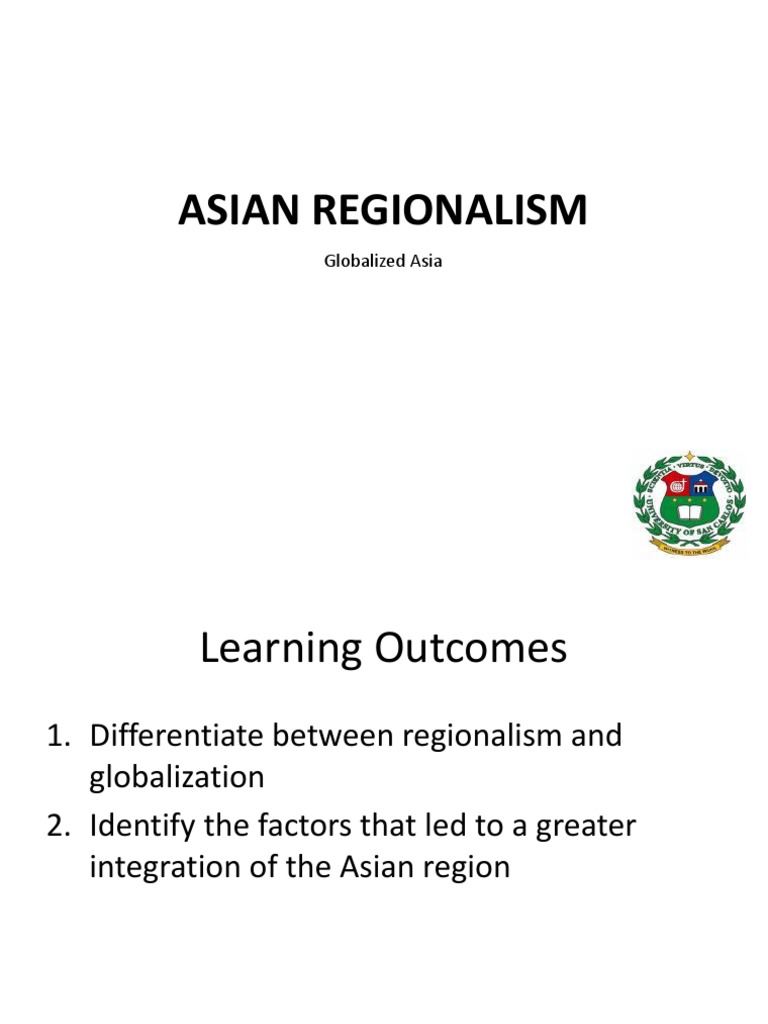 Asian Regionalism and Globalization Insights | PDF | Globalization | Asia