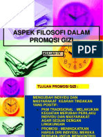 IV. Aspek Filosofi Dalam Promosi Gizi