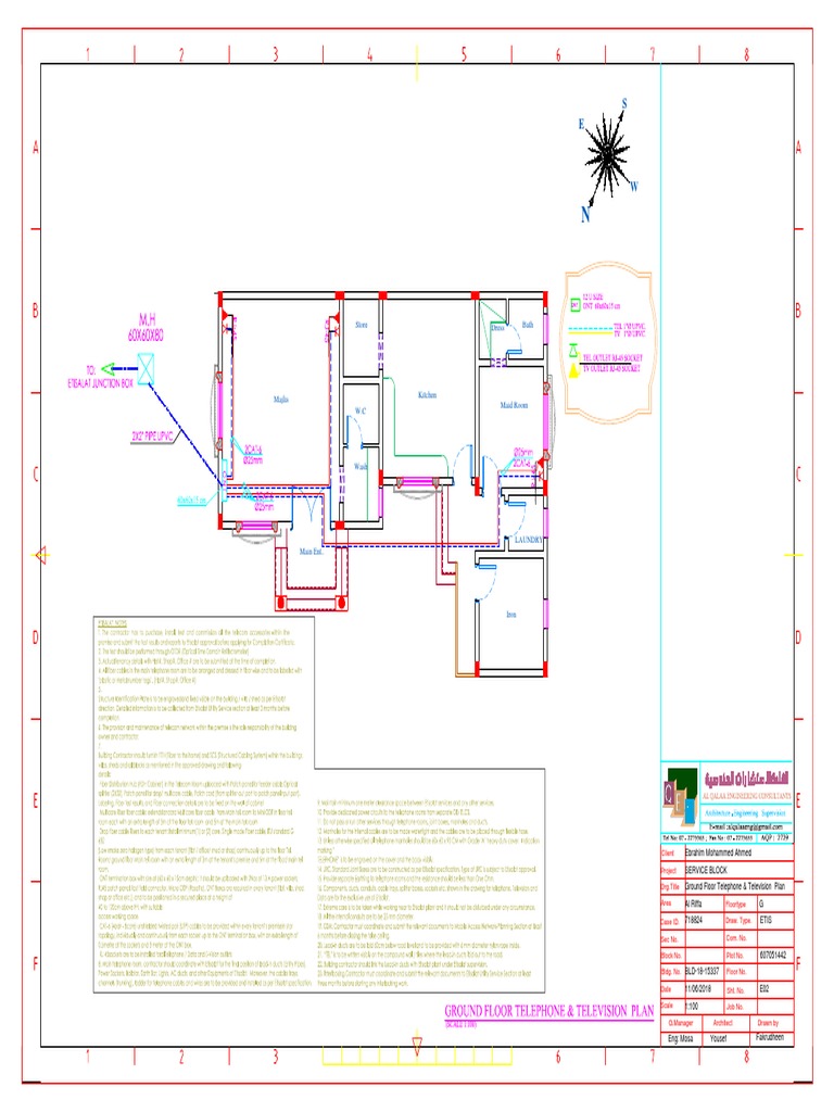 Ground Floor Service Block Plan | PDF