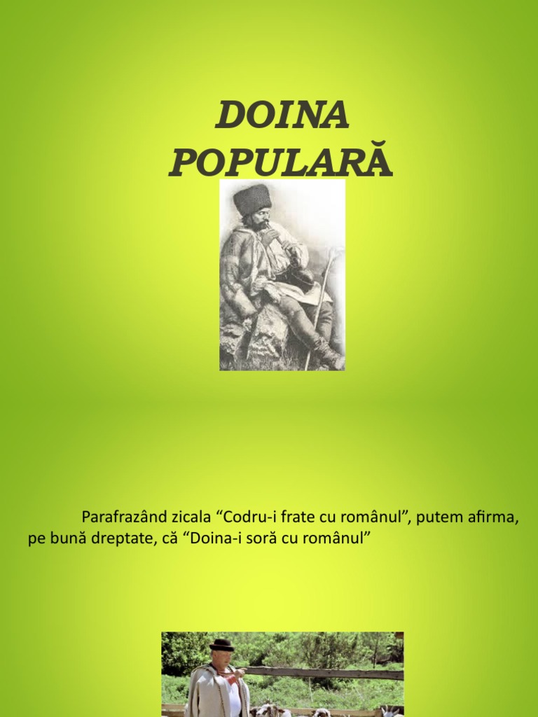 0 Doina PPT | PDF