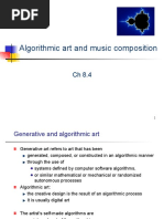 Algorithmic Art and Music Composition