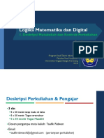 1 - Deskripsi Matakuliah Dan Kontrak Perkuliahan - Logika-1 PDF