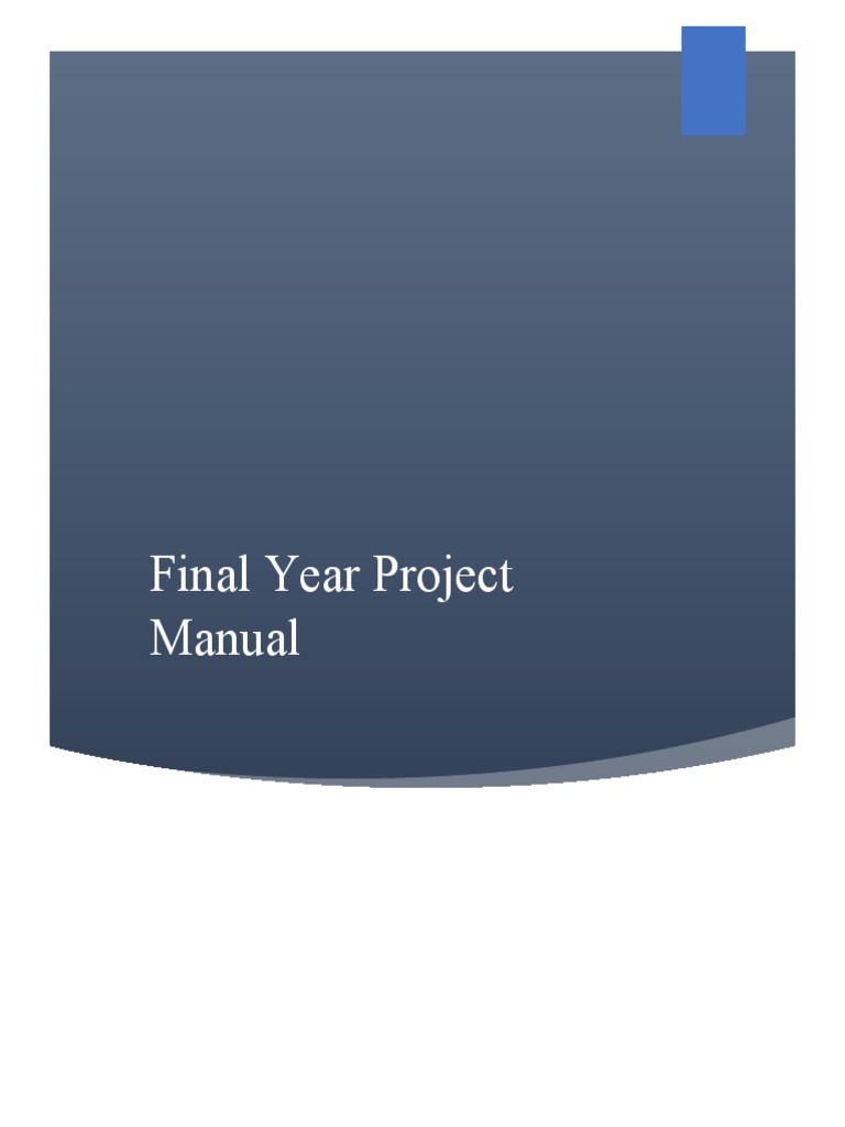 Final Year Project Documentation Manual | PDF | Use Case | Software Testing