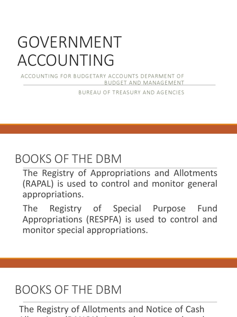 Gov Acc 3 | PDF | Cheque | Debits And Credits