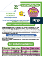 Label Department: Barcode Label Printing Prices