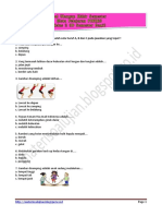 Soal UAS Penjas Kelas 2 SD Semester Ganjil PDF