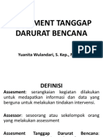 Assesment Tanggap Darurat Bencana