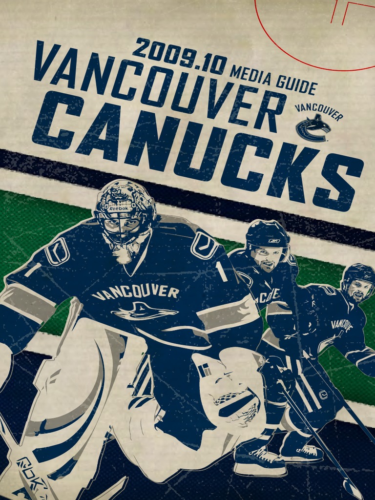 2009-10 Vancouver Canucks Media Guide PDF Television High Definition Television