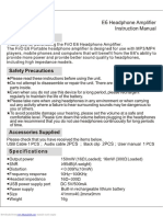 Fiio E06 User Manual PDF
