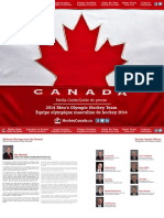 Hockey Canada Media Guide - 2014 Olympics