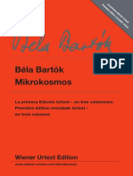 Bartok Mikrokosmos Broschuere French Spanish PDF