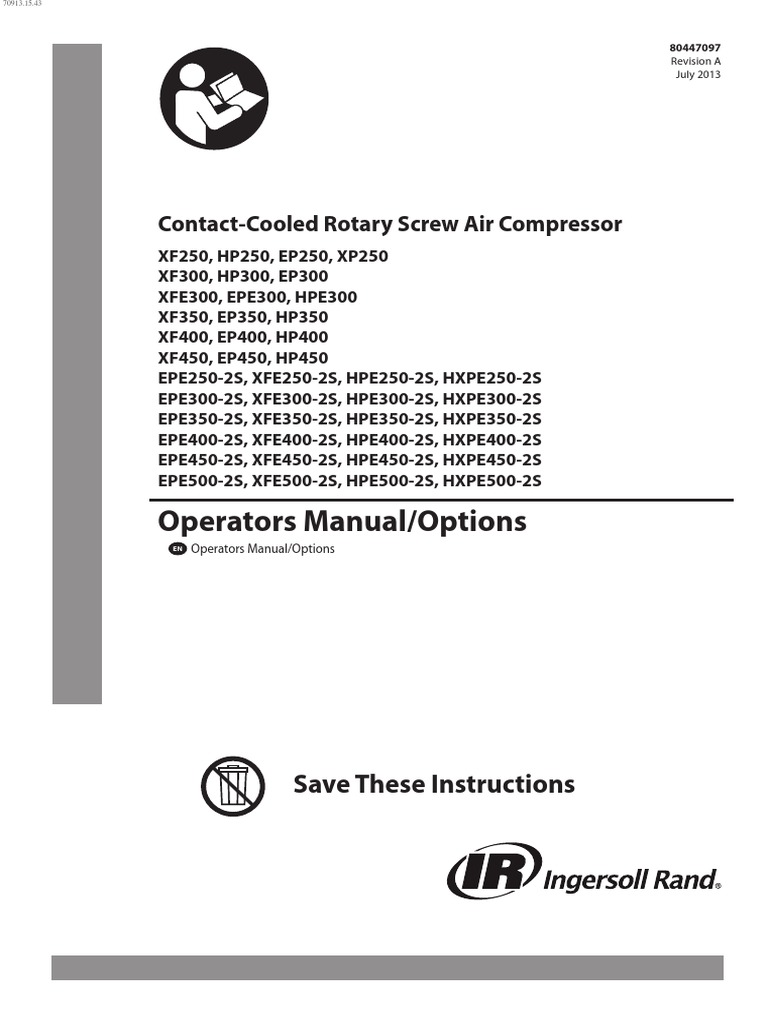 Operators Manual - 80447097 | PDF | Applied And Interdisciplinary Physics | Mechanical Engineering