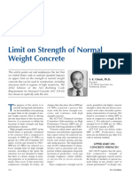Limit On Strength of Normal Weight Concrete: S. K. Ghosh, PH.D