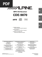 Alpine Cde-9870