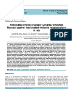 Hepatoprotective Effect of An Aqueous Ex