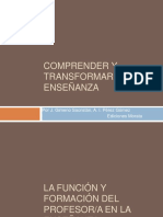 Comprender Y Transformar La Enseñanza: Por J. Gimeno Sacristán, A. I. Pérez Gómez Ediciones Morata