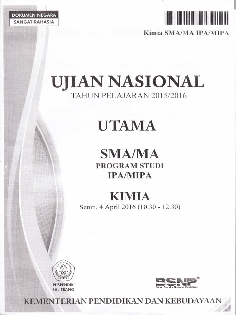 Soal Un Sma Kimia Program Studi Ipa Soal Un Sma Kimia Program Studi Ipa