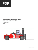 Supplement For Maintenance Manual DC D 200-300 Error Codes and Schematics