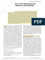 General Anesthetics To Treat Major Depressive Disorder Clinical Relevance and Underlying Mechanisms.