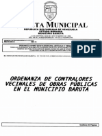Ordenanza Contralores Vecinales de Obras Publicas Barut 20001