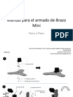Manual para El Armado de Brazo Mini VER 2.0 PDF