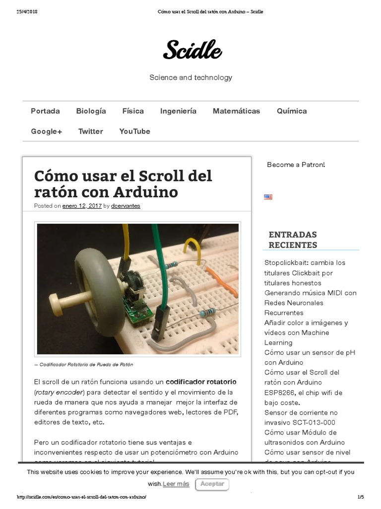 Cómo Usar El Scroll Del Ratón Con Arduino - Scidle | Descargar gratis ...