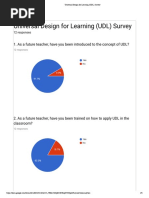 Universal Design For Learning Udl Survey