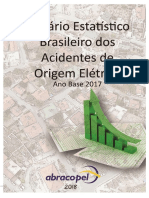 Estatísticas de acidentes elétricos no Brasil 2018