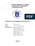 Monopolio y Discriminación de Precios TERMINADO