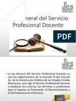 Ley General Del Servicio Profesional Docente