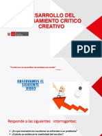 PPT. Pensamiento Critico y Creativo