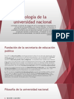Ideología de La Universidad Nacional