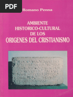 Penna Romano - Ambiente Historico - Cultural de Los Origenes Del Cristianismo PDF