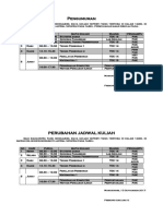 Jadwal Kuliah Gasal 17-18