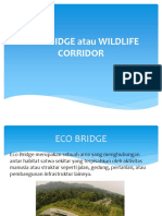 ECO-BRIDGE Atau WILDLIFE CORRIDOR