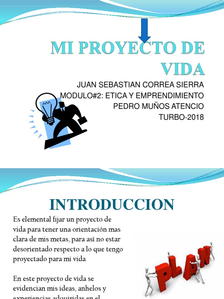 Proyecto de Vida de Juan Sebastián Correa | PDF | Vida | Aprendizaje