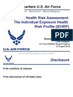 Enhancing Health Risk Assessment:The Individual Exposure Health Risk Profile (IEHRP)