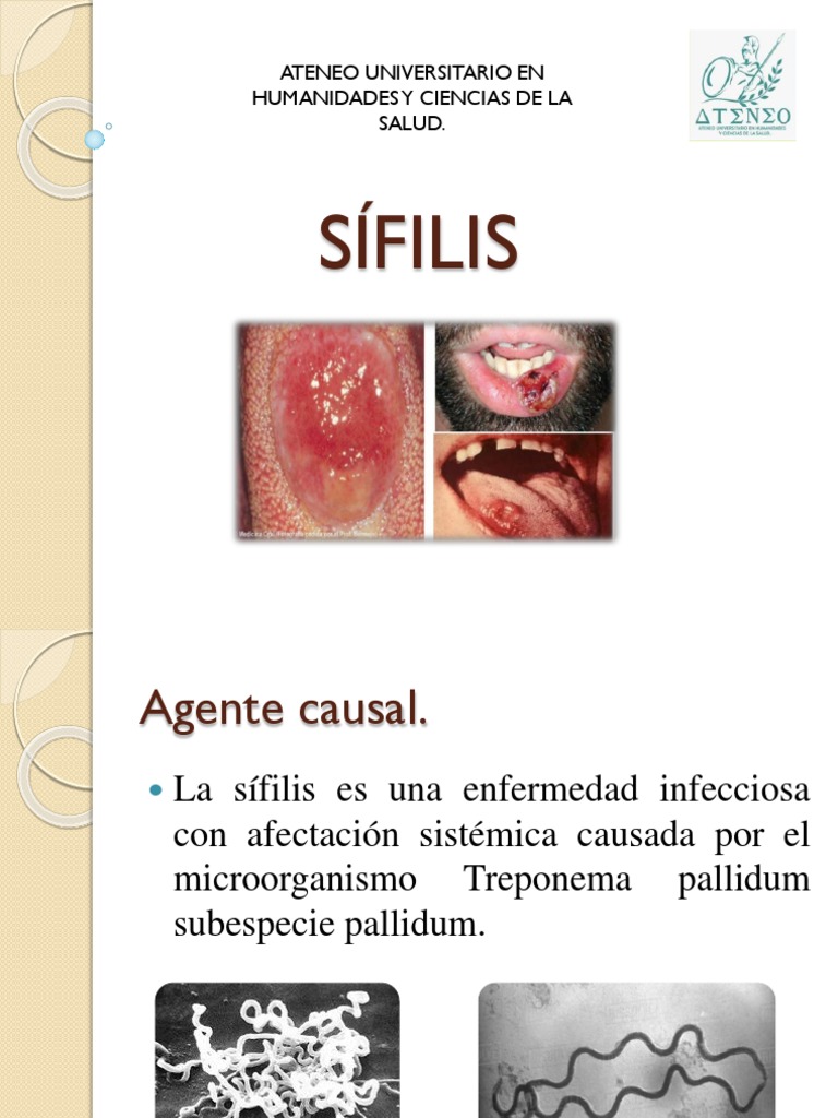 Agente y etapas de la sífilis | PDF | Especialidades Medicas ...
