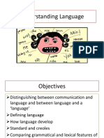 Understanding Language - 1
