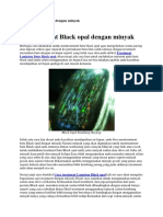 Treatment Black Opal Dengan Minyak
